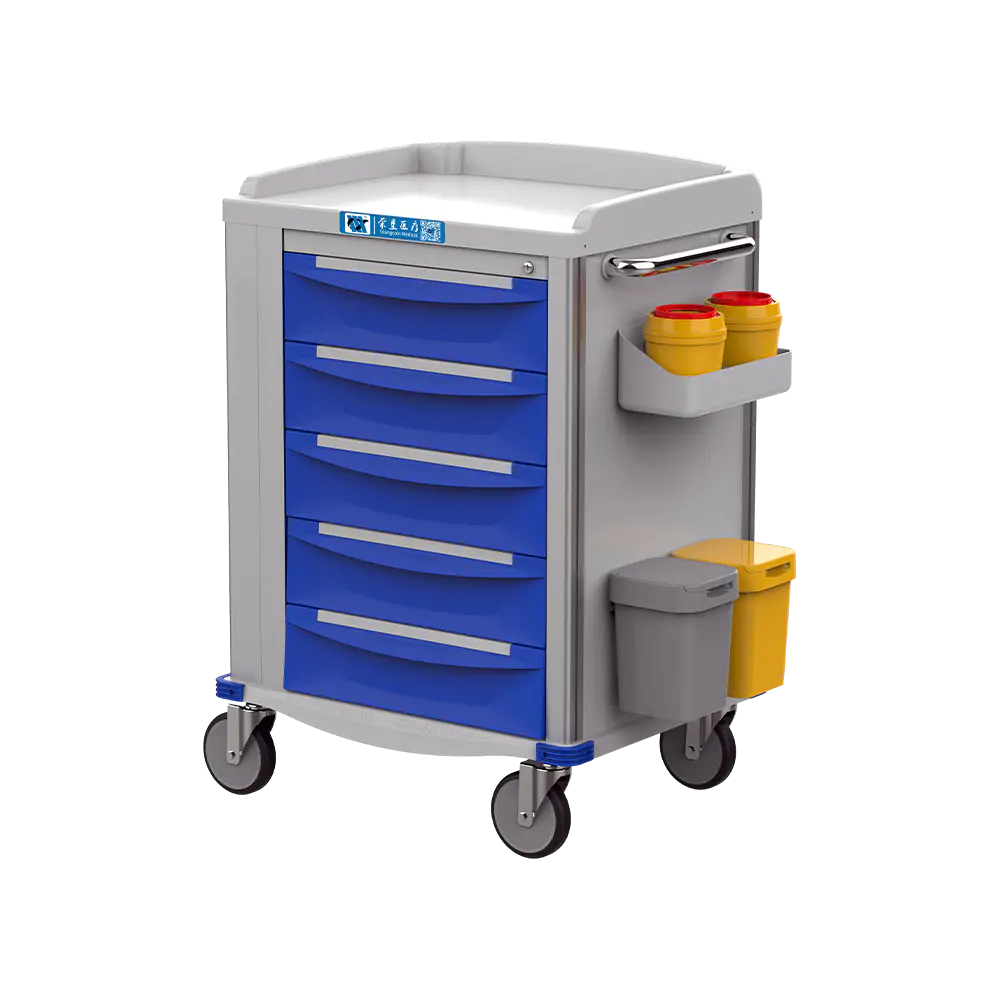 BDT-E09 Multifunctional Hospital Emergency Cart With Drawers
