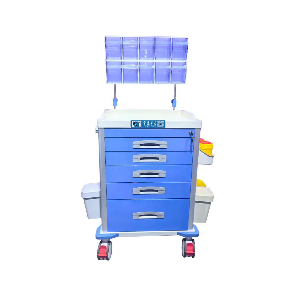 BDT8155 Mobile Hospital Locking Anesthesia Cart