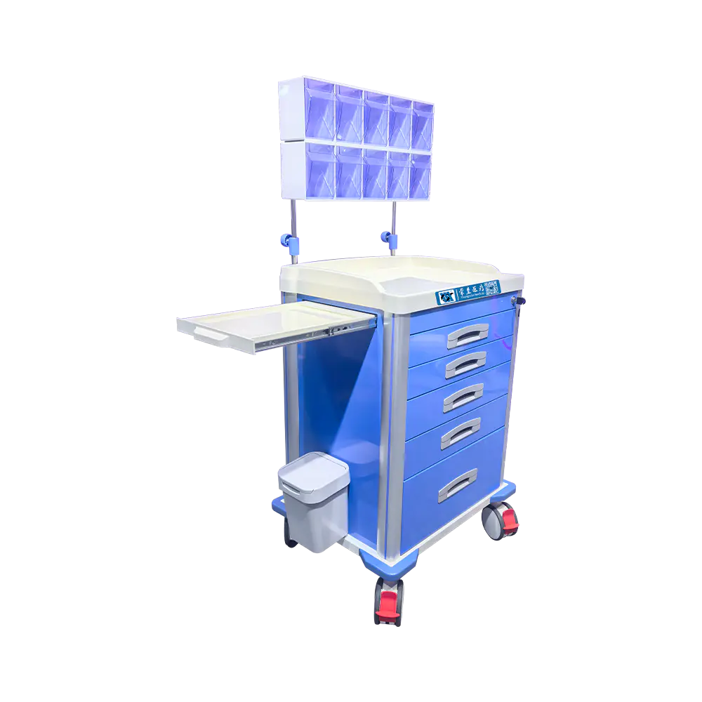 BDT8155 Mobile Hospital Locking Anesthesia Cart