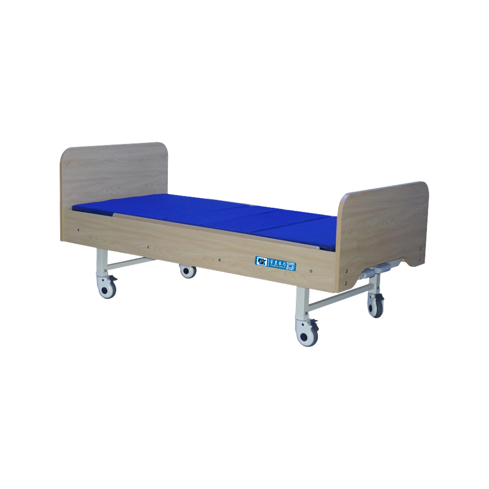 YC-T2011L Manual Home-Care Bed with Wooden Headboard