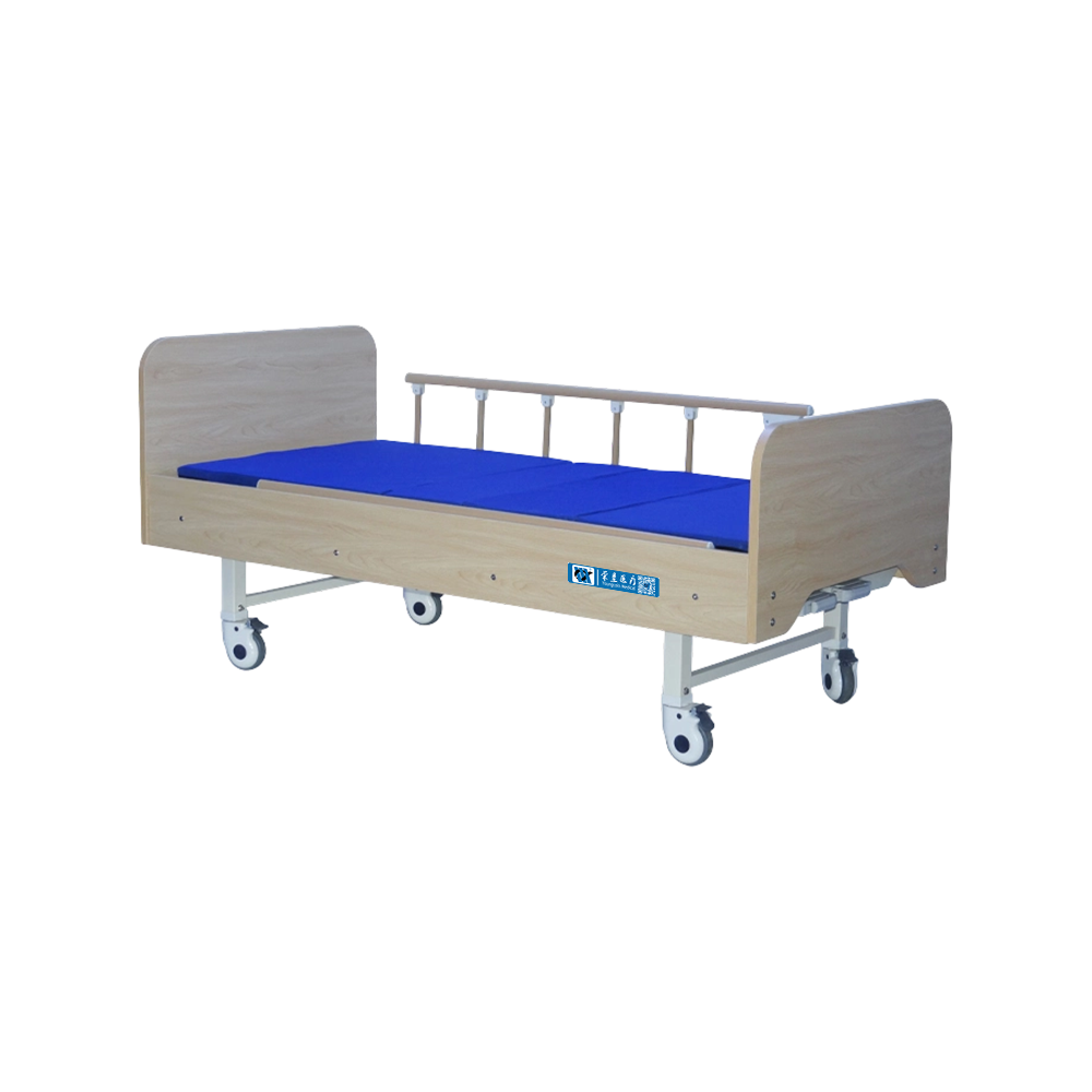 YC-T2011L Manual Home-Care Bed with Wooden Headboard