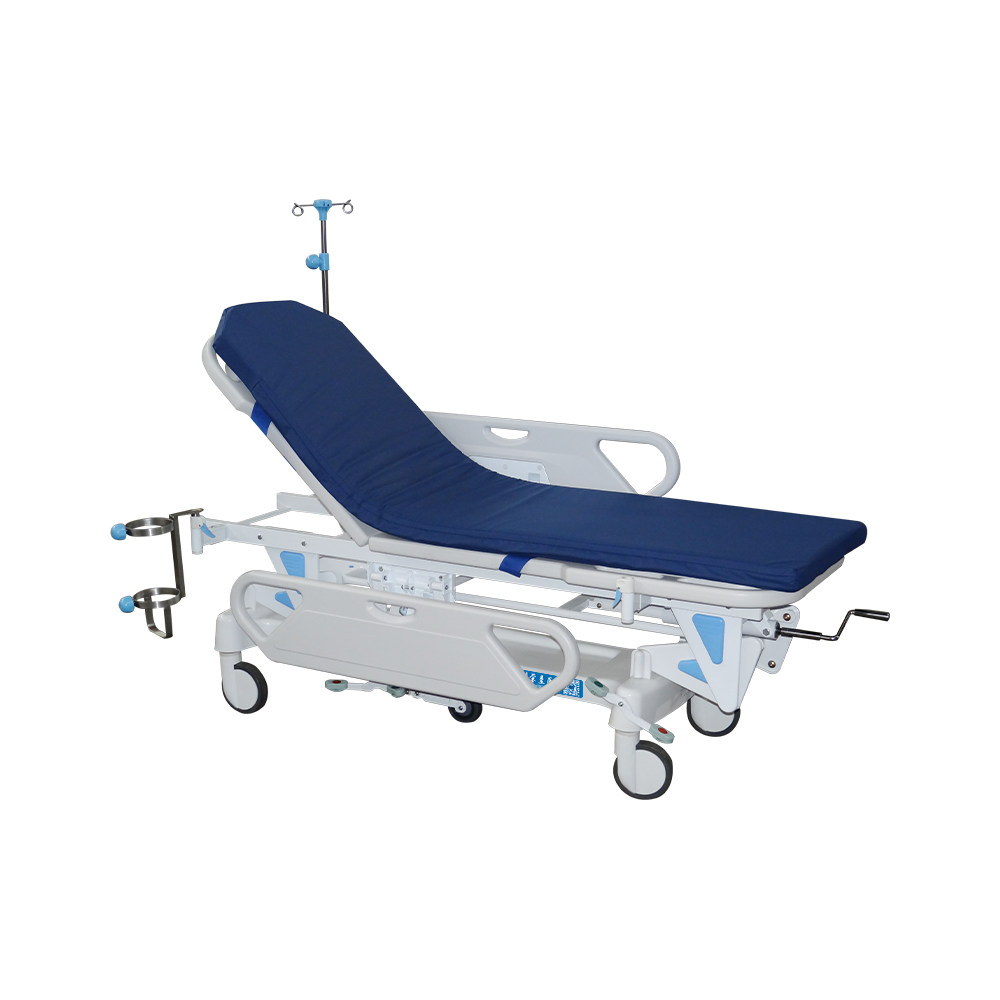 BDEC02 Standard Medical  Manual Luxurious Stretcher Trolley