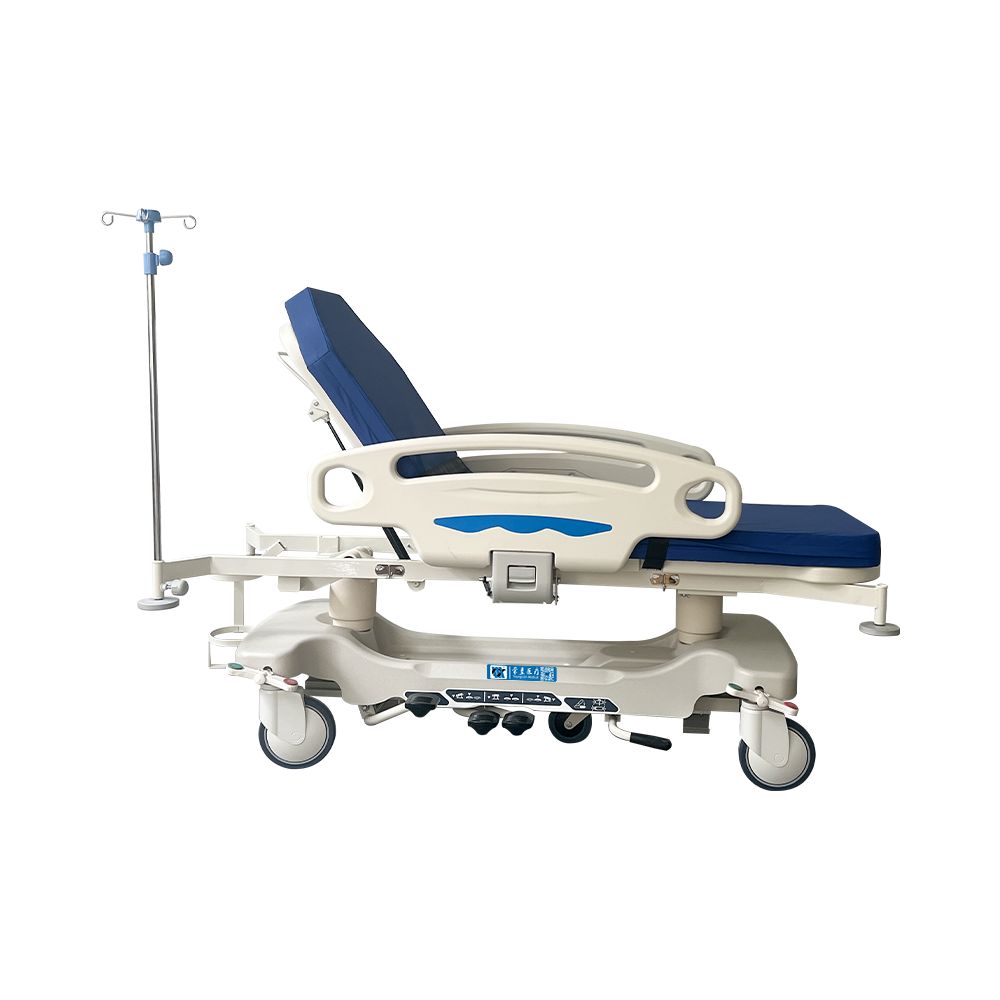 BDEC03 Medical Hydraulic Patient Transport Stretcher Trolley With ABS Platform 