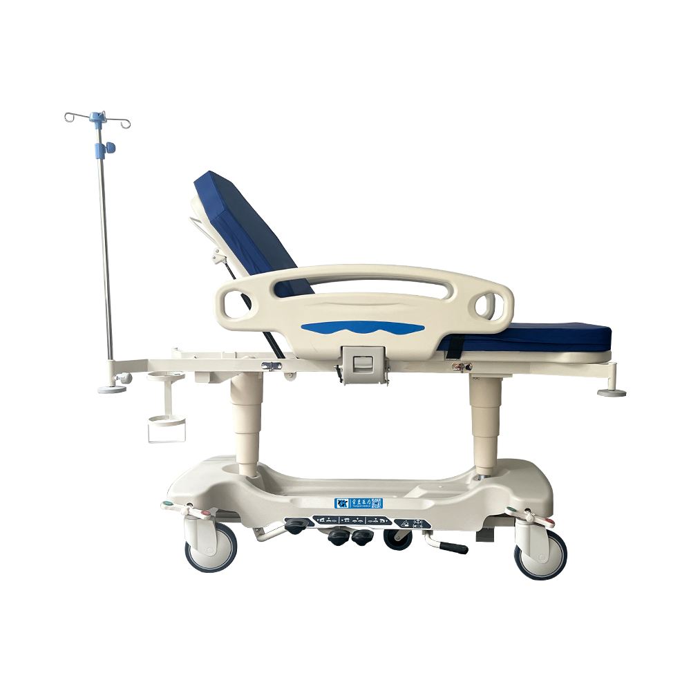 BDEC03 Medical Hydraulic Patient Transport Stretcher Trolley With ABS Platform 