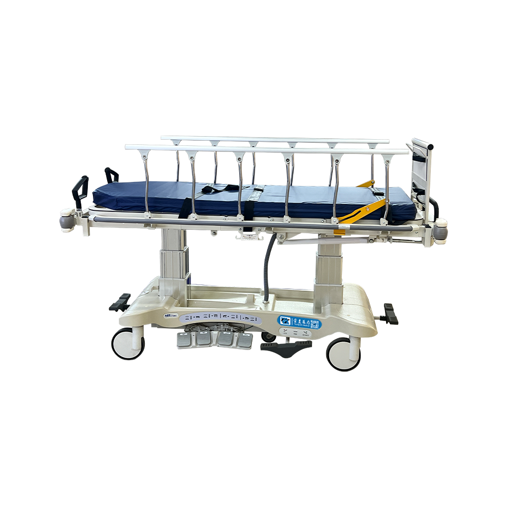 BDEC04(E) Electric Patient Transport Stretcher Trolley with Bumper Strip 