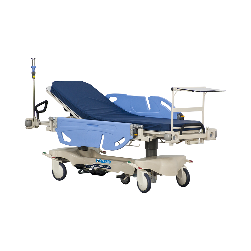 BDEC07 Medical Hydraulic High and Low Lifting System Patient Transport Stretcher Trolley 