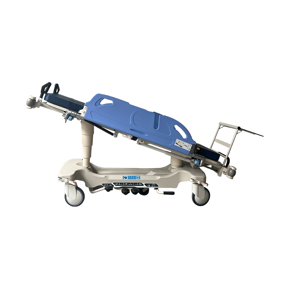 BDEC07 Medical Hydraulic High and Low Lifting System Patient Transport Stretcher Trolley 