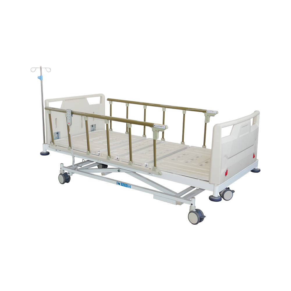 YC-E3611L(III) Electric Hospital Beds Three Functions With Bumper Protection