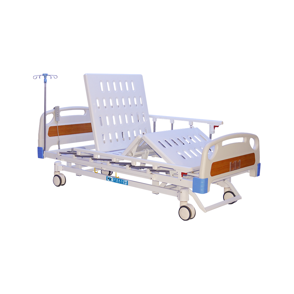YC-E5611K Electric Hospital Bed With Central Locking Steer Function