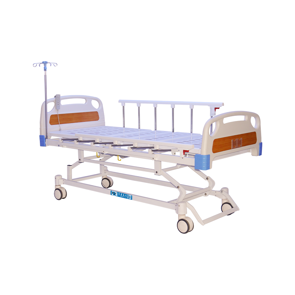 YC-E5611K Electric Hospital Bed With Central Locking Steer Function