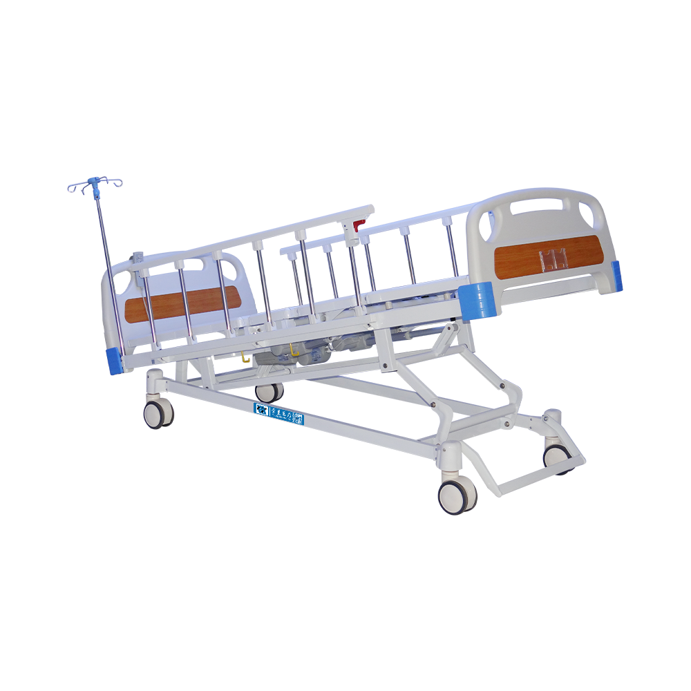 YC-E5611K Electric Hospital Bed With Central Locking Steer Function