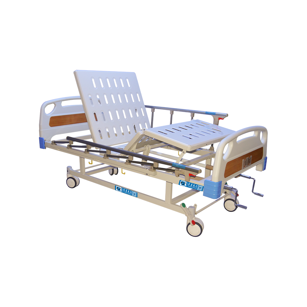 YC-T2611K Manual 2 Cranks Hospital Bed with Dinner Table