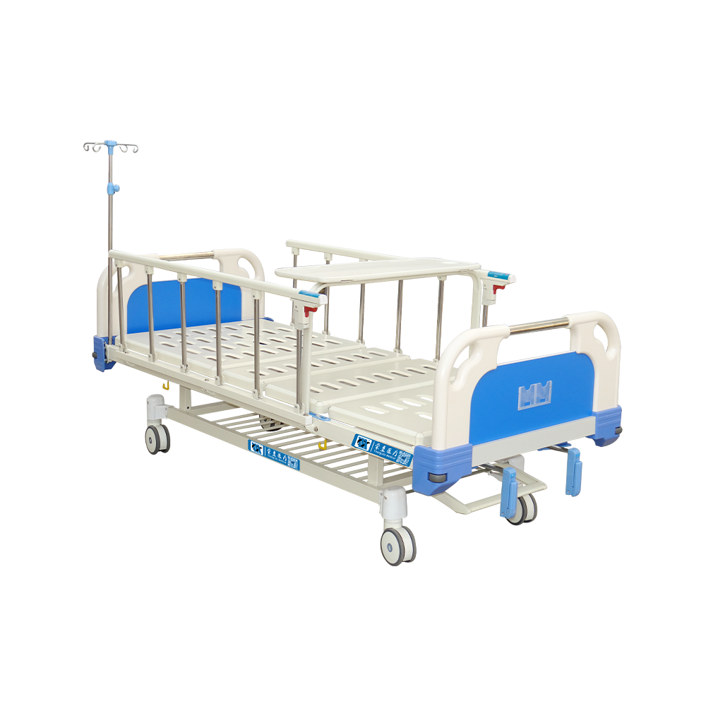 YC-T2611K Manual 2 Cranks Hospital Bed with Dinner Table