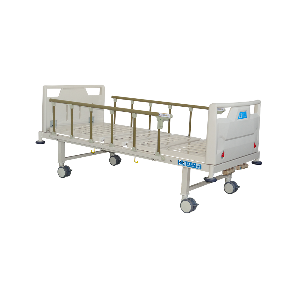 YC-T2611L(II) Manual Hospital Bed Two Functions with Corner Bumpers