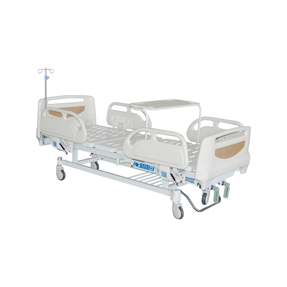 YC-T2618K  Manual ABS Guardrails Hospital Bed Two Functions