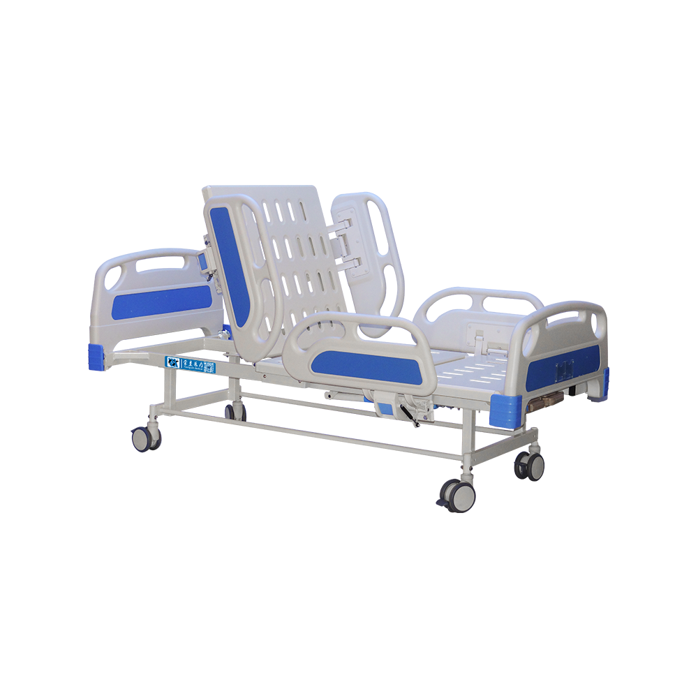 YC-T2618L Manual 2 Cranks Hospital Bed with ABS Guardrails