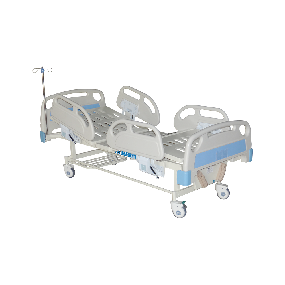 YC-T2618L Manual 2 Cranks Hospital Bed with ABS Guardrails