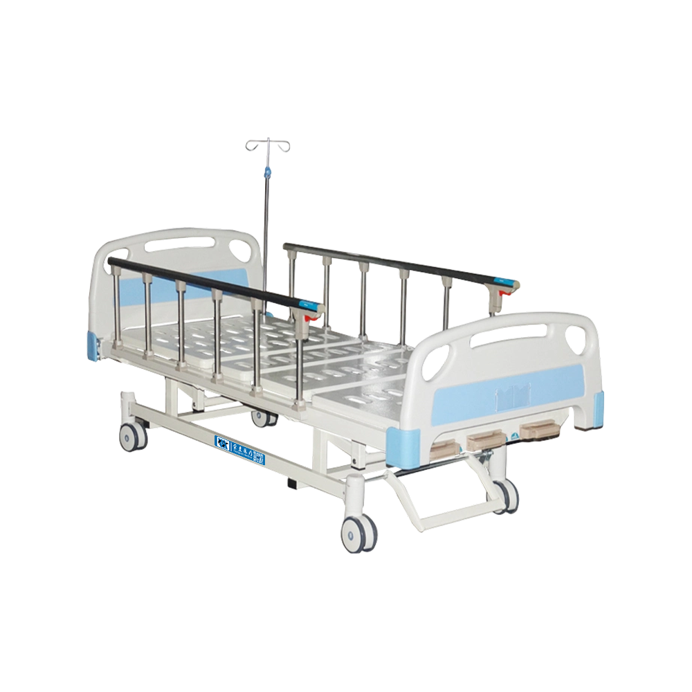 YC-T3611K  Manual 3 Cranks Hospital Bed with Silent Wheel 