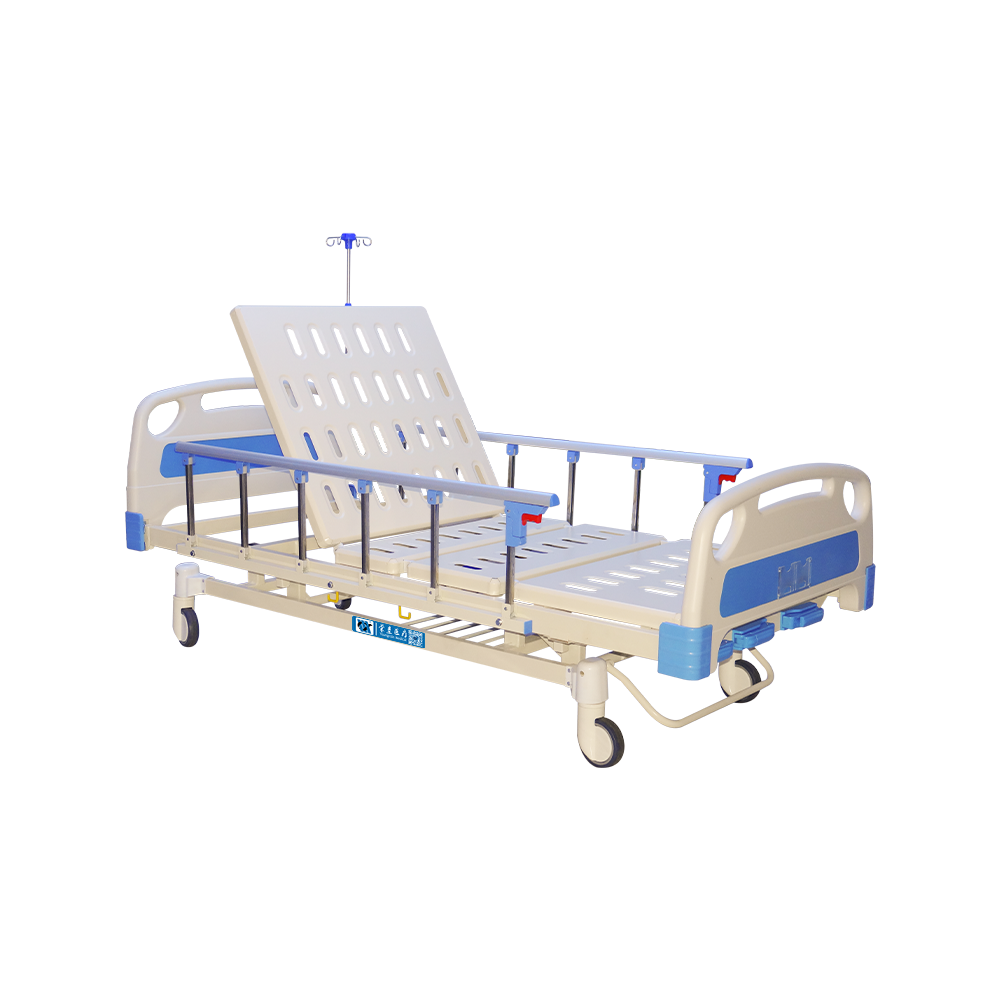 YC-T3611K  Manual 3 Cranks Hospital Bed with Silent Wheel 