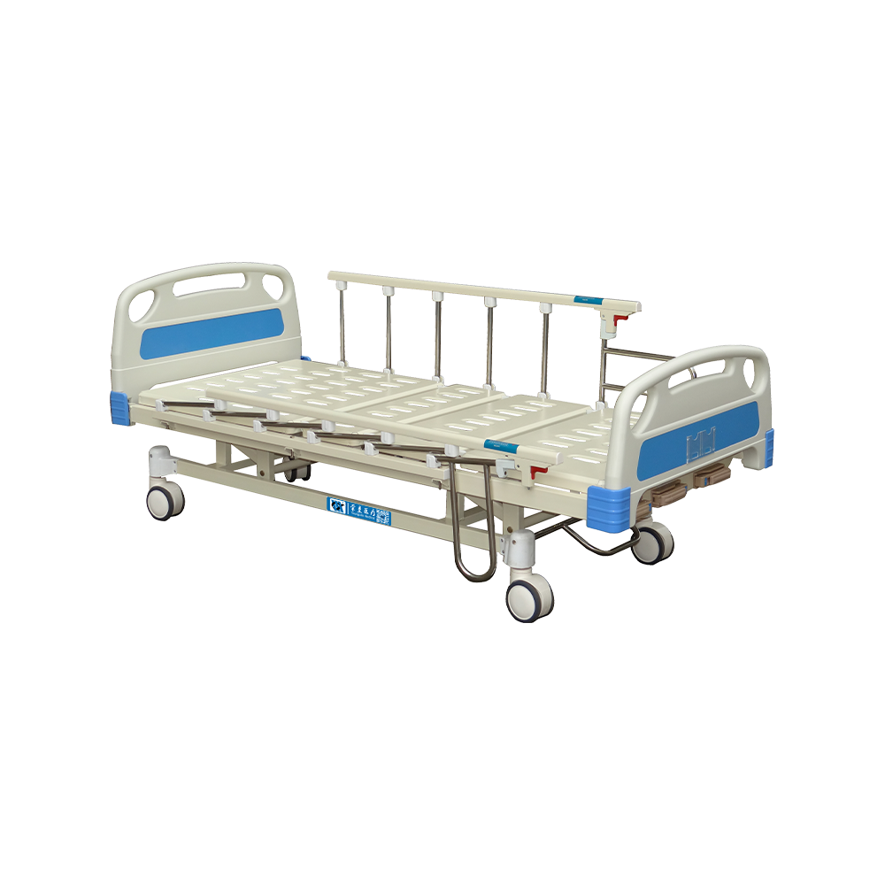YC-T3611K  Manual 3 Cranks Hospital Bed with Silent Wheel 