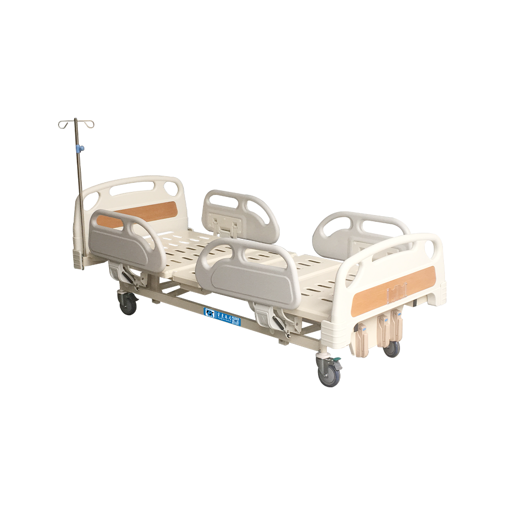 YC-T3618L  anual Hospital Bed 3 Functions with Corner Bumper  