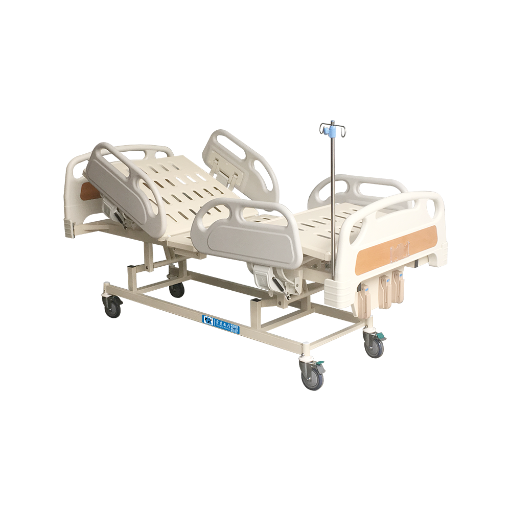YC-T3618L  anual Hospital Bed 3 Functions with Corner Bumper  
