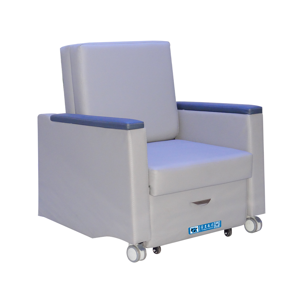 BDEC108 Folding Hospital Chair Bed With Wheels
