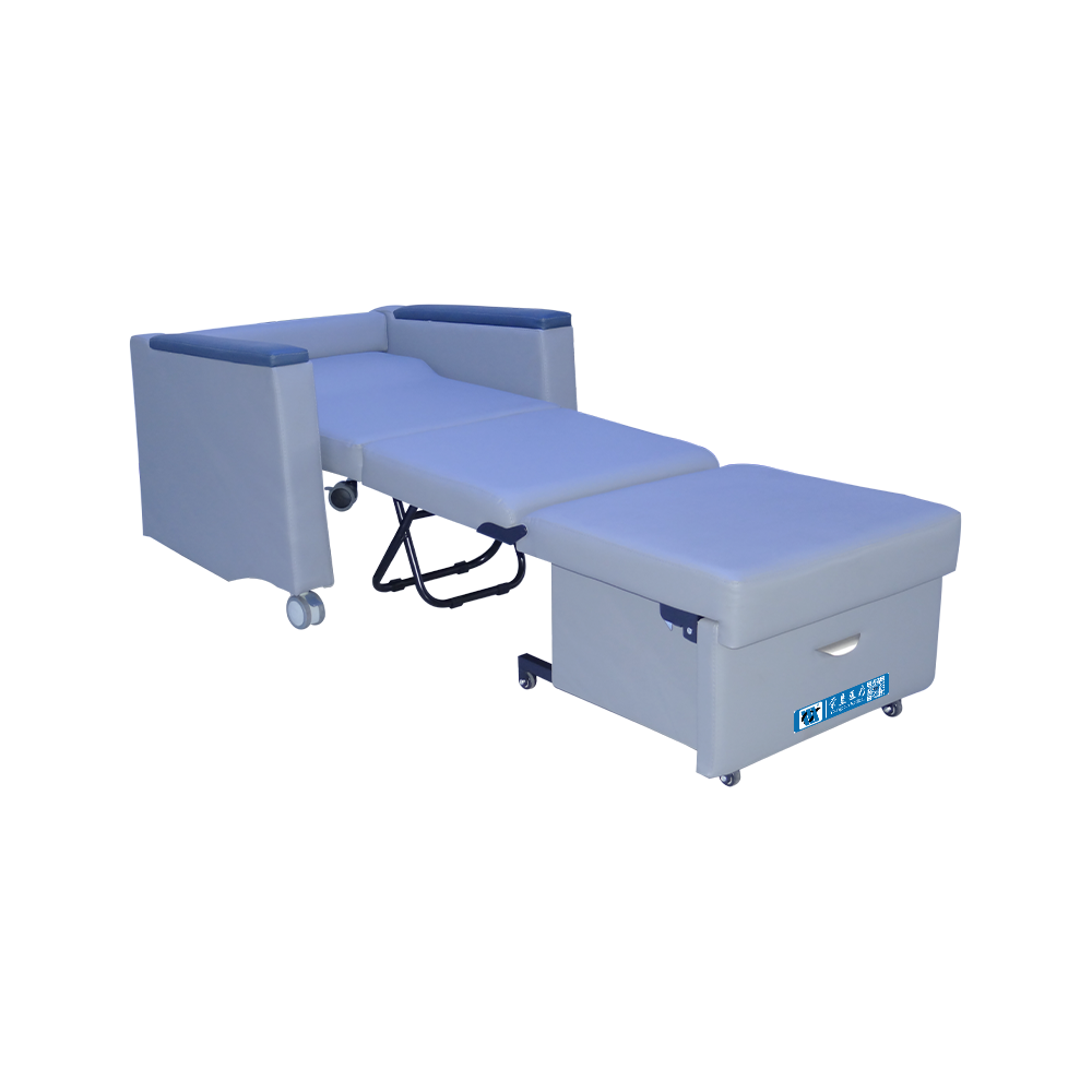 BDEC108 Folding Hospital Chair Bed With Wheels