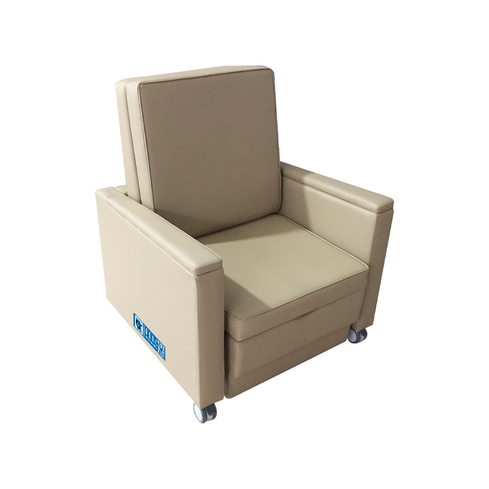 BDEC108 Folding Hospital Chair Bed With Wheels