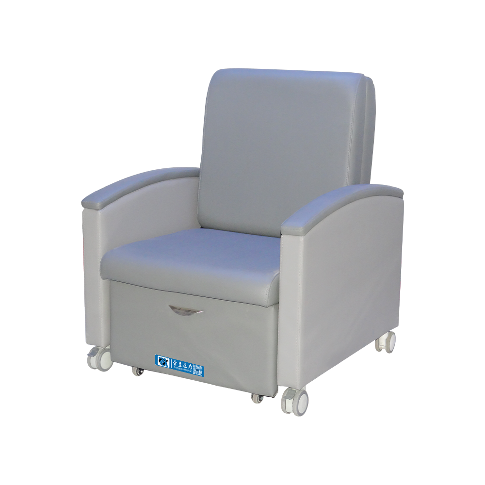 BDEC108 Folding Hospital Chair Bed With Wheels