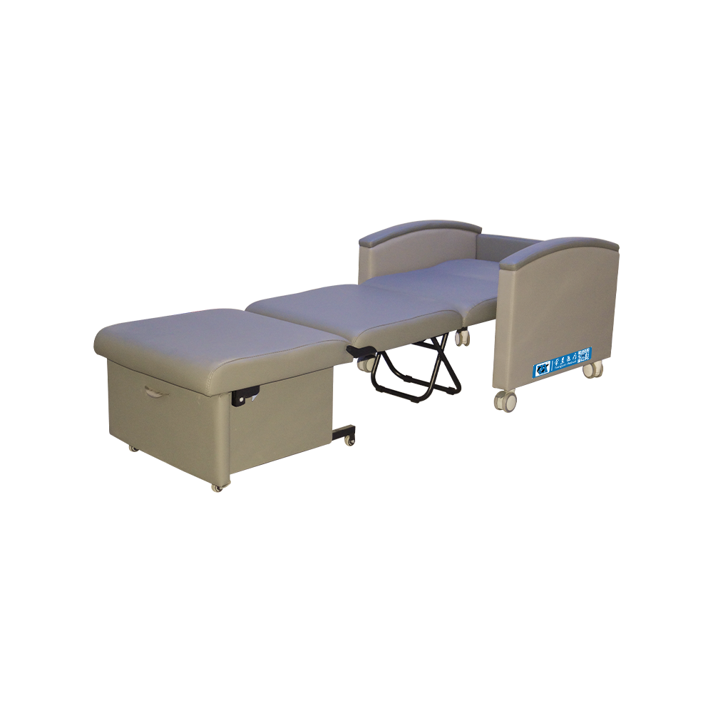 BDEC108 Folding Hospital Chair Bed With Wheels