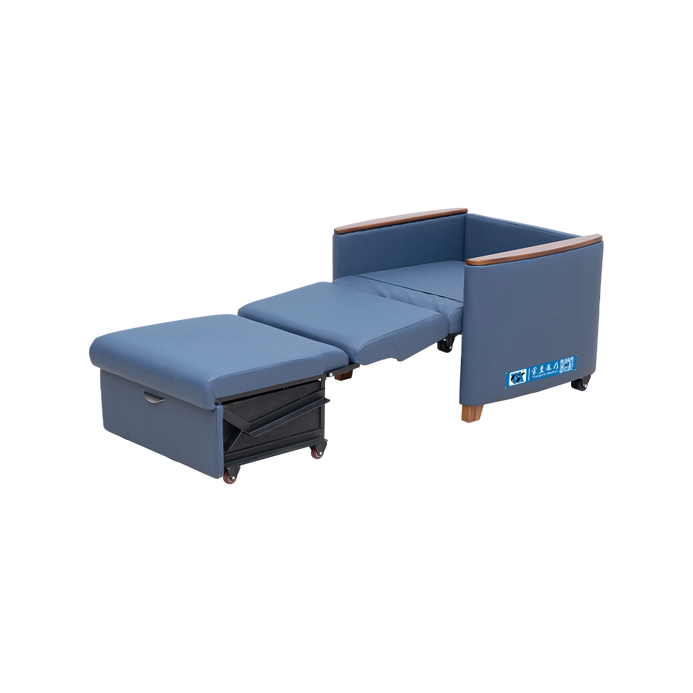BDEC111 Hospital Recliner Sleeper Chair With Wheels