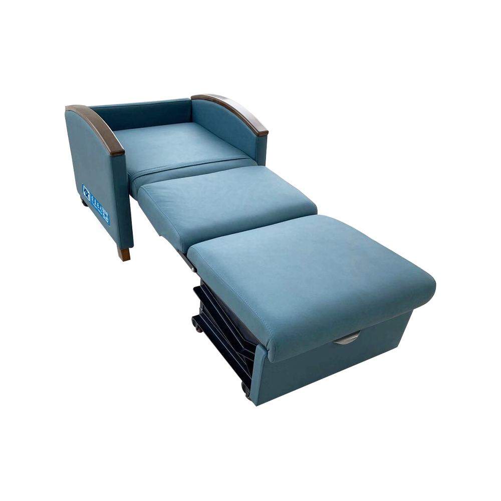 BDEC111 Hospital Recliner Sleeper Chair With Wheels