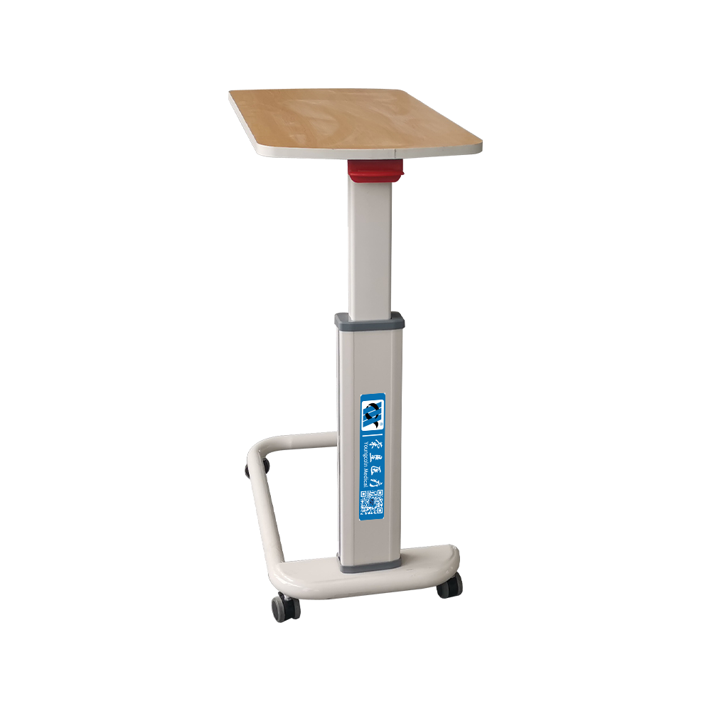 BDCB26 Adjustable Medical Dining Table with Wheels