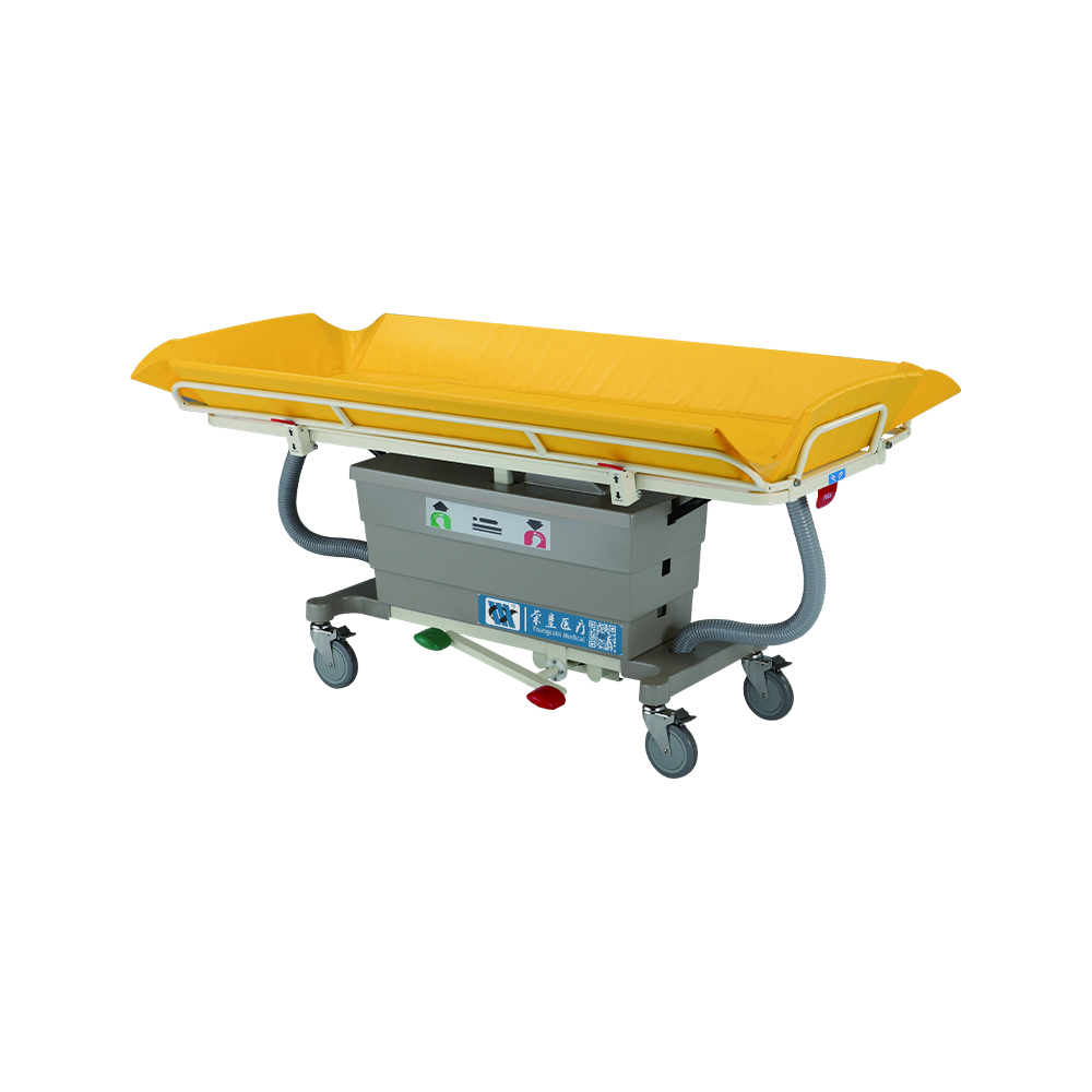 BDE602 Medical Hydraulic Shower Trolley