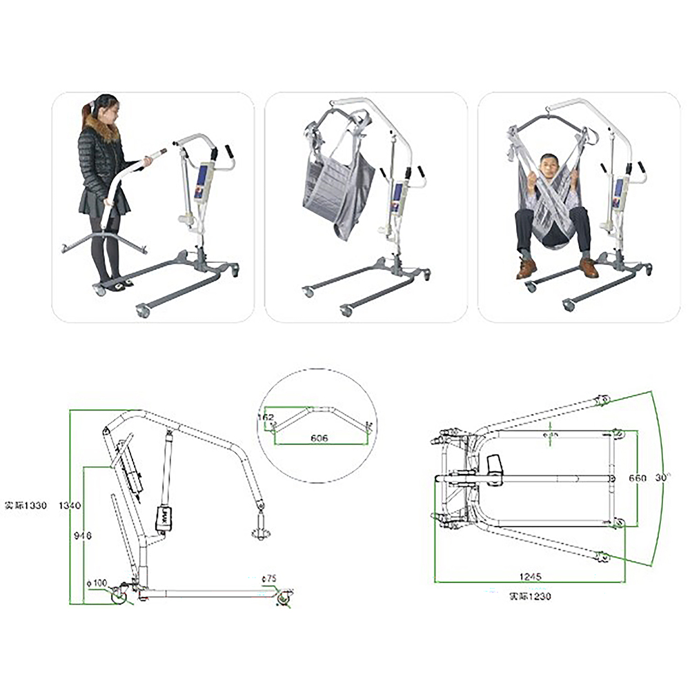 BDE603 Medical Patient Lifter by Actuator System