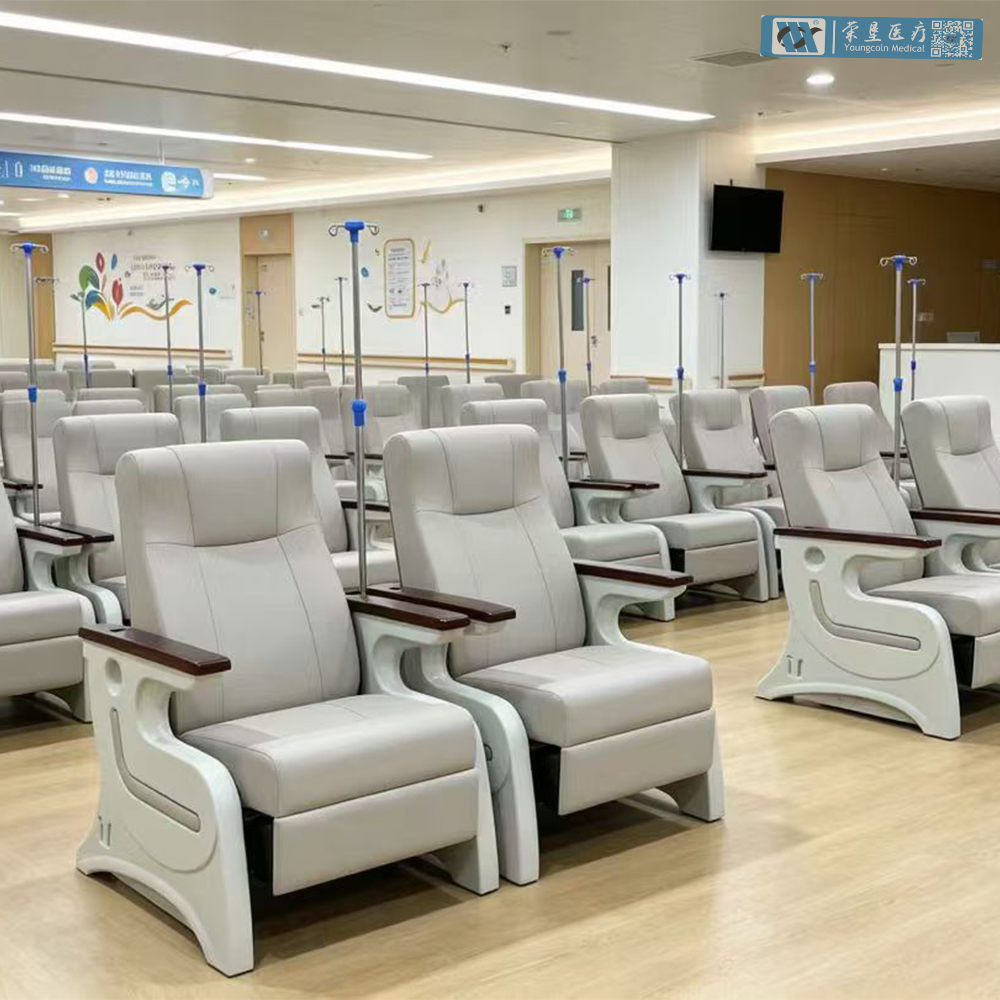 BDEC115 Recliner IV Infusion PVC Artificial Leather Chair For Clinics