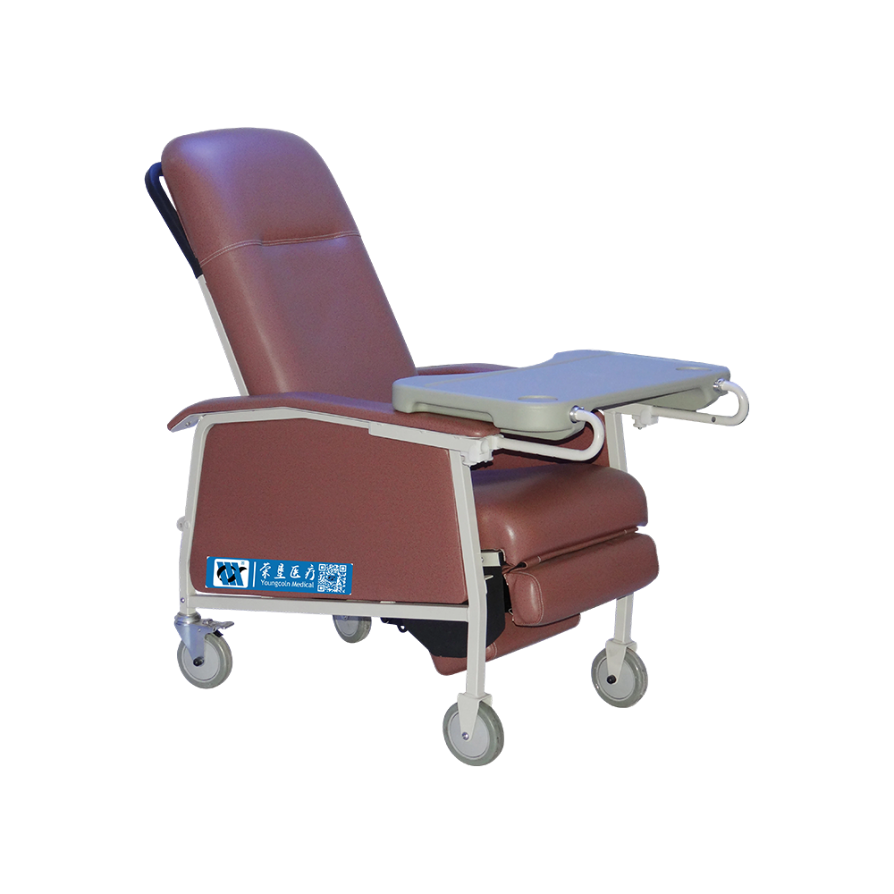 BDEC601 Comfortable Three-Position Reclining Geriatric Chair