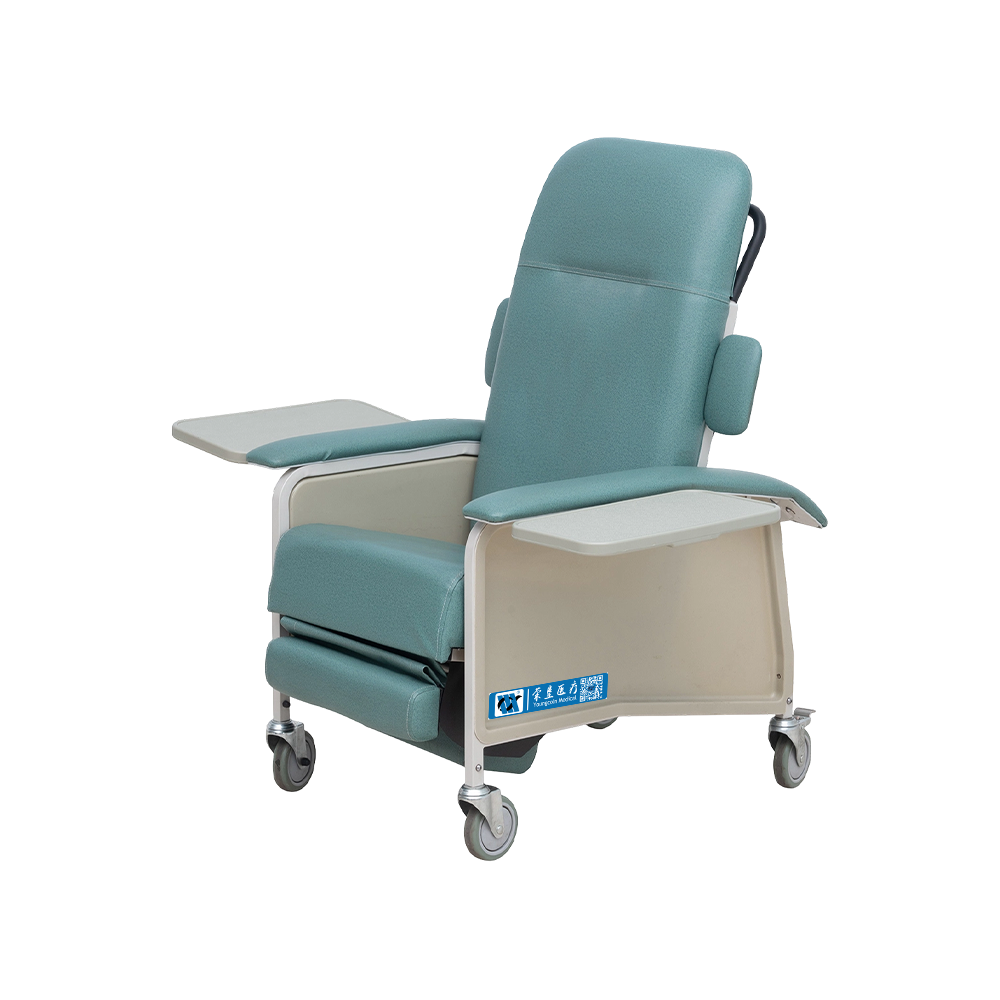 BDEC602 Comfortable Four positions Reclining Geriatric Chair