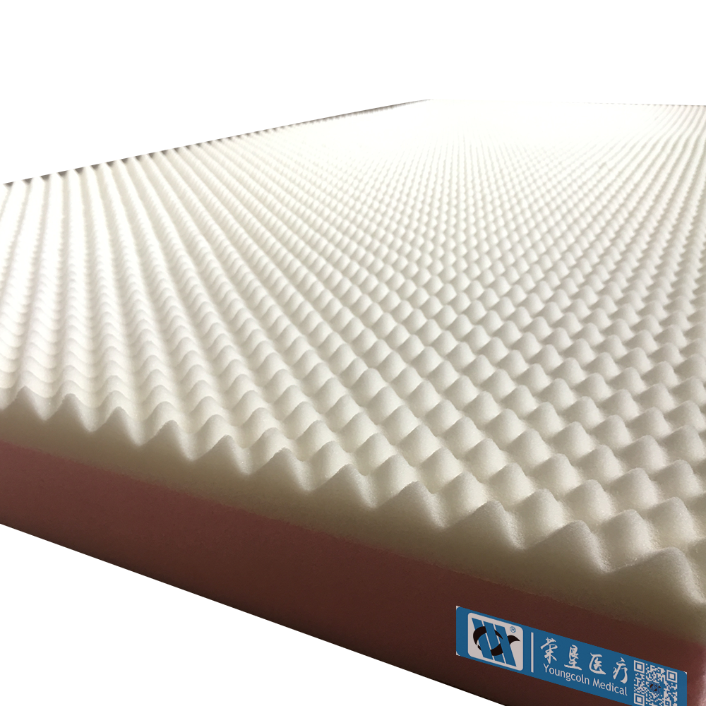BDST301(IV) Hospital Bed Prevention Foam Mattress With Raised Side Supports