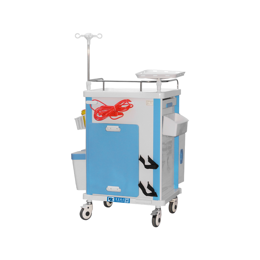 BDT219 Mobile Hospital Emergency Cart Trolley With Lock