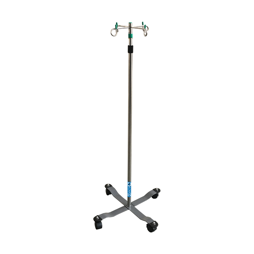 BDT221 Mobile Stainless Steel IV Pole