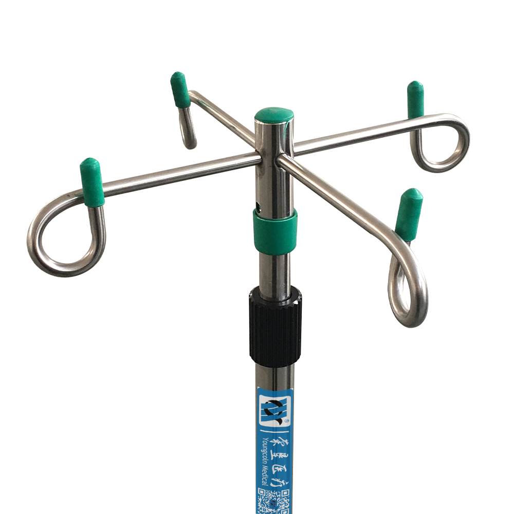 BDT221 Mobile Stainless Steel IV Pole