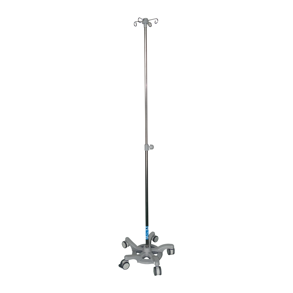 BDT222 Mobile Stainless Steel Infusion with Hooks