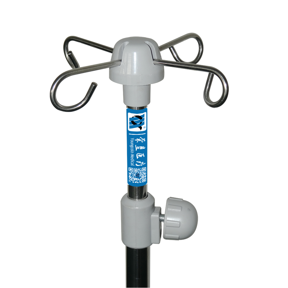 BDT222 Mobile Stainless Steel Infusion with Hooks