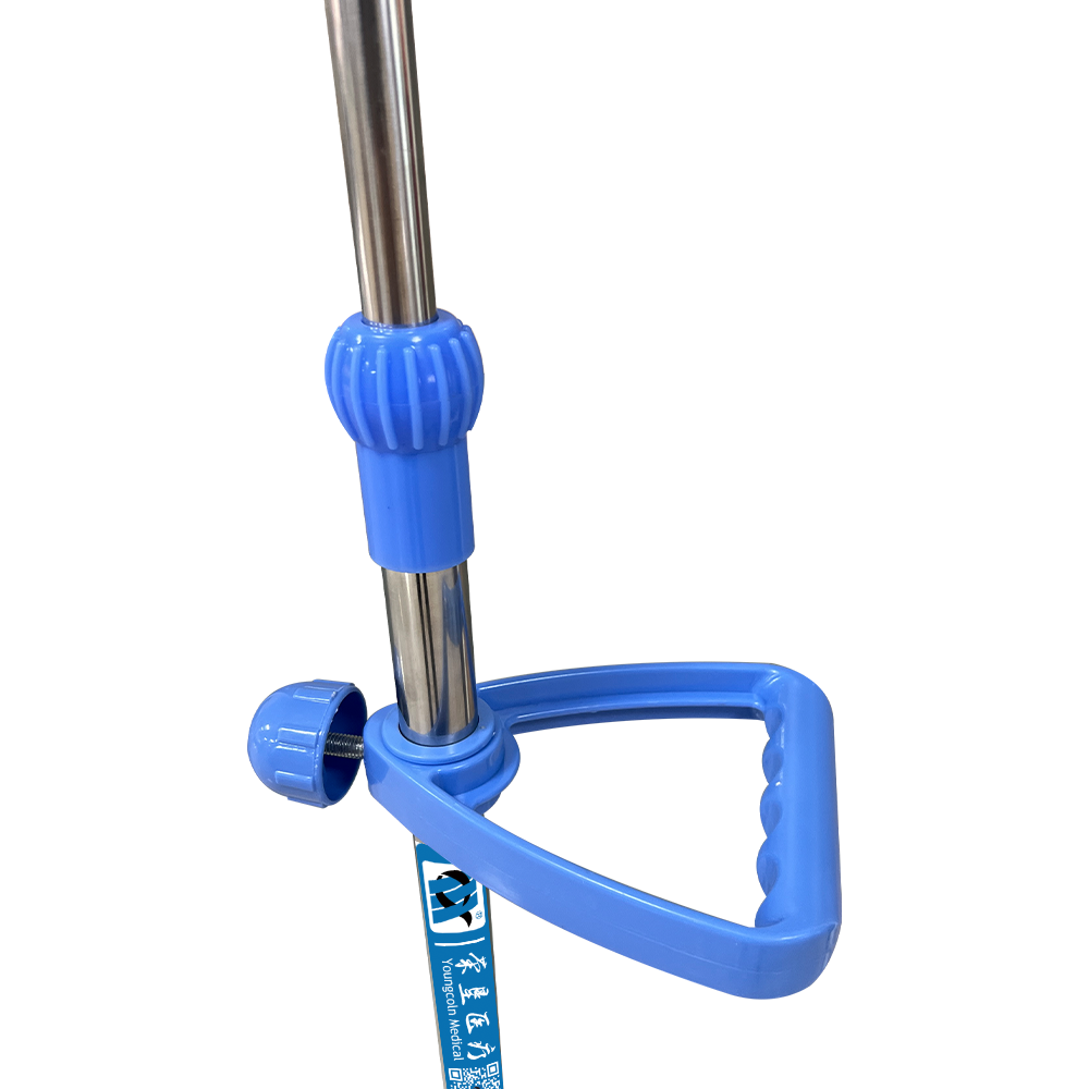 BDT223 Mobile Stainless Steel IV Pole Kit With Push Handle