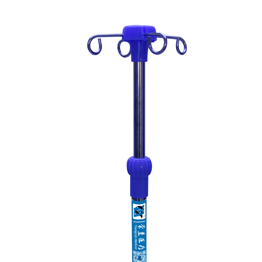 BDT224 Mobile Heavy Duty 5-leg IV Drip Stand For Hospital