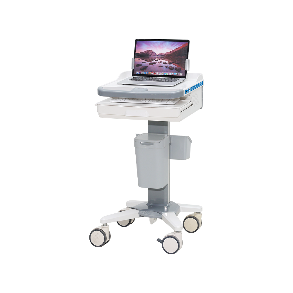 BDT48061 Mobile Medical Laptop Cart On Wheels
