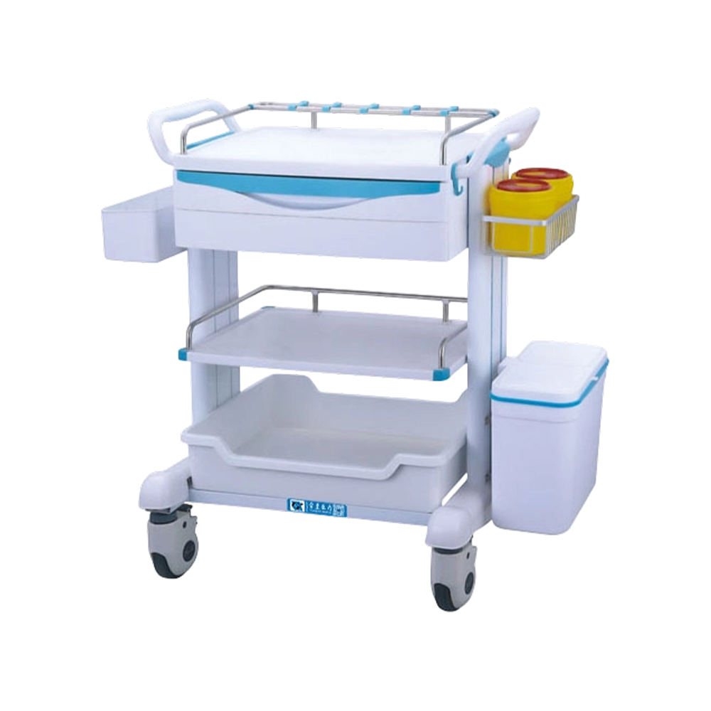 BDT8139 Mobile Hospital Treatment Trolley With Drawer