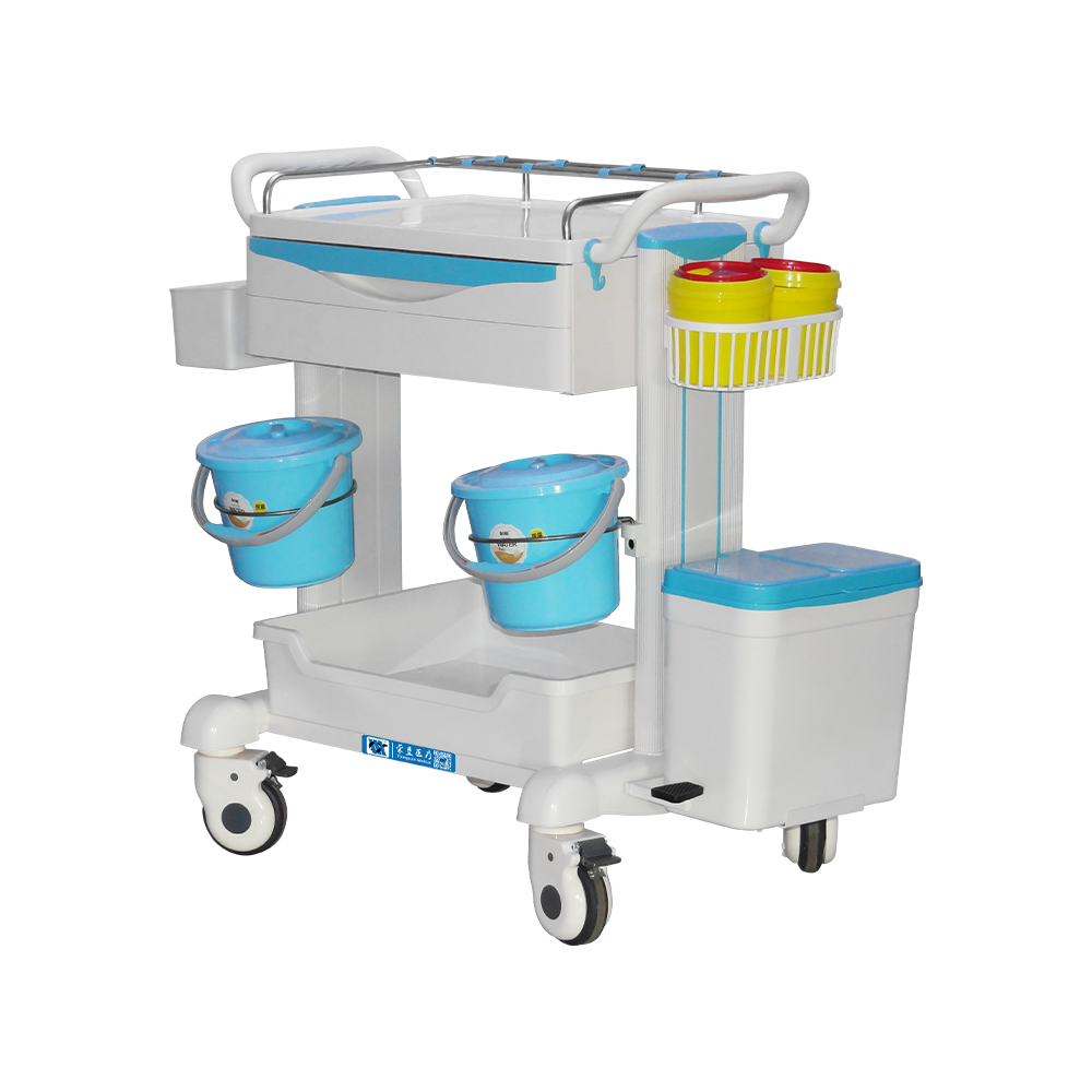 BDT8150 Mobile Hospital Treatment Trolley With With Accessories Holder